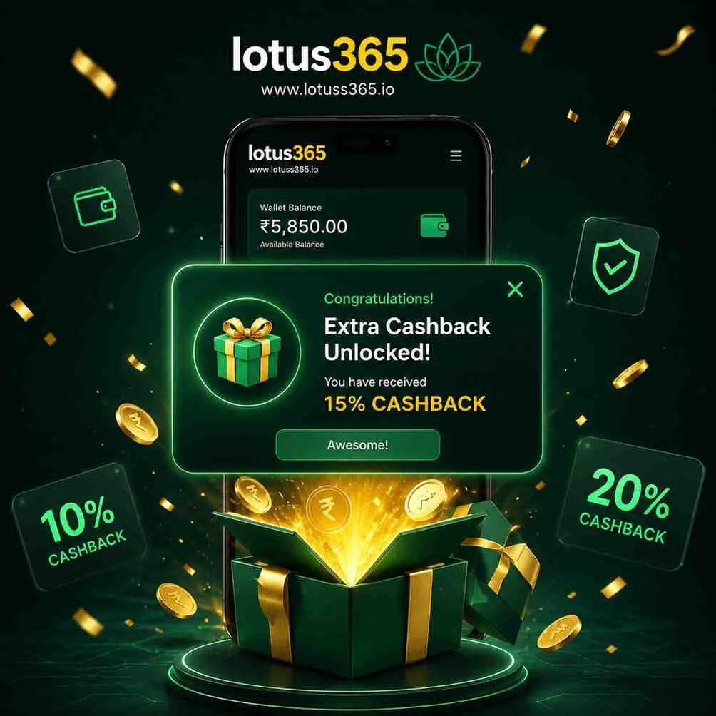 lotus365 deposit bonus india
