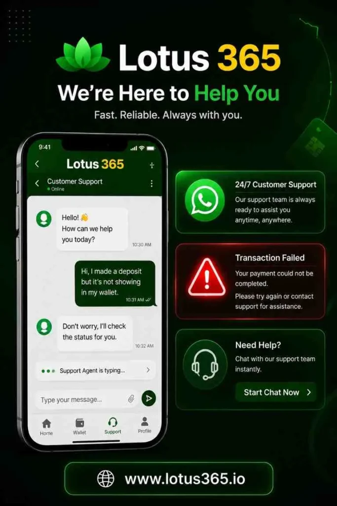 lotus365 deposit bonus india
