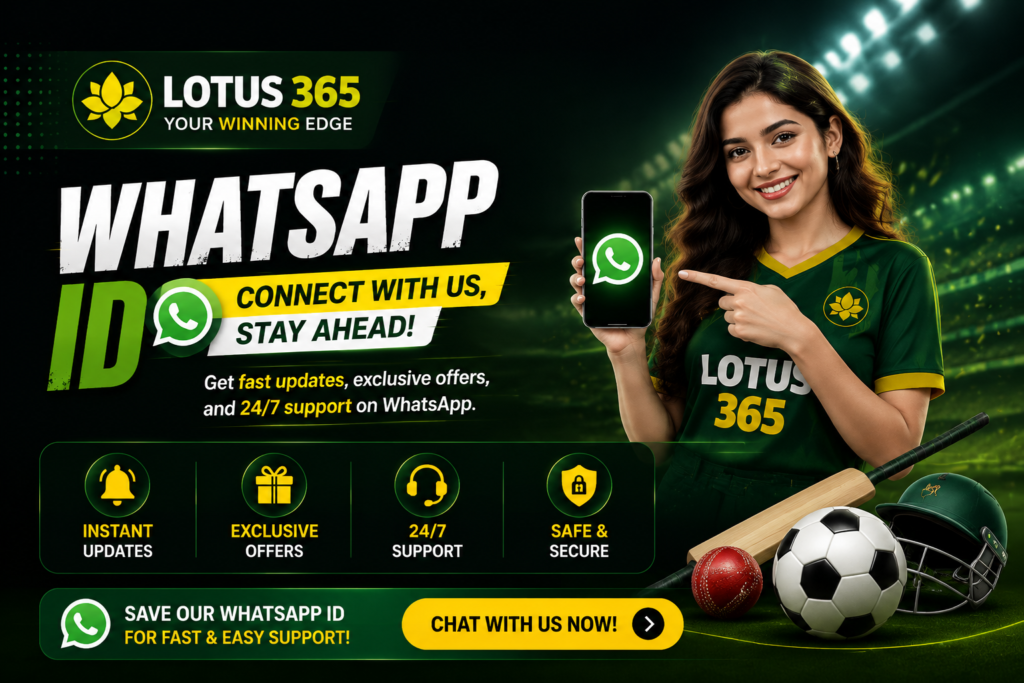 Lotus365 whatsapp Id