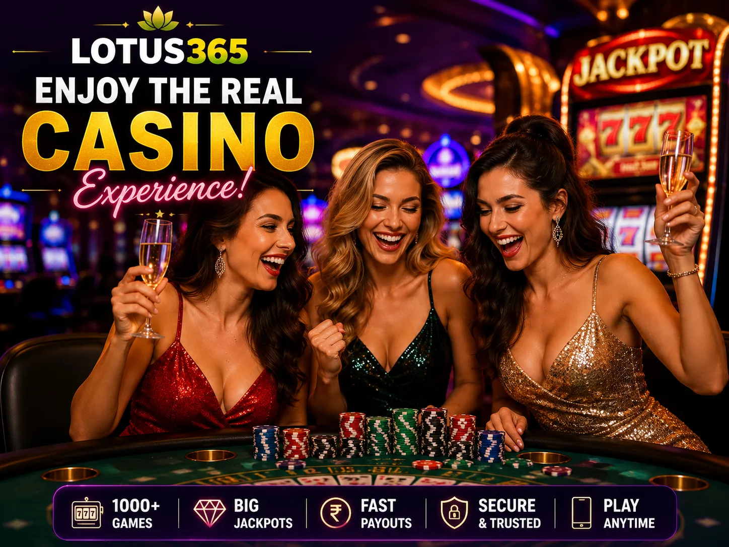 Lotus365 online gaming platform featuring casino games and digital entertainment experience