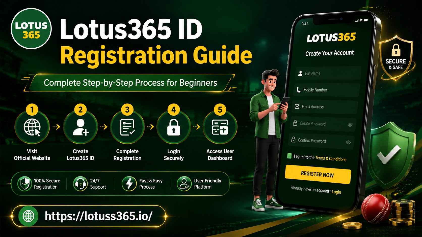 Lotus365 ID Registration Guide for Beginners