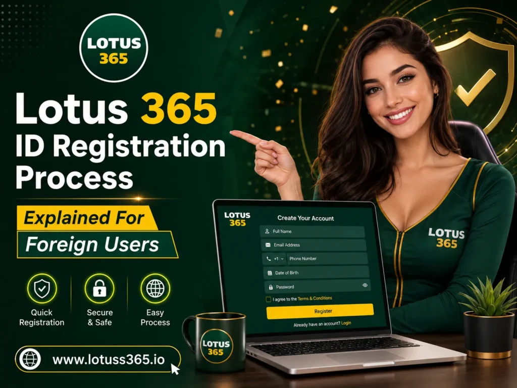 Lotus 365 ID Registration for Foreign Users