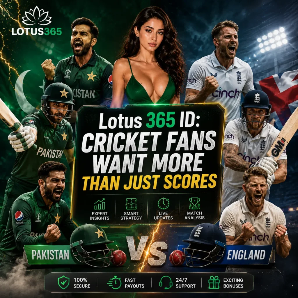 Lotus 365 ID what cricket fans want