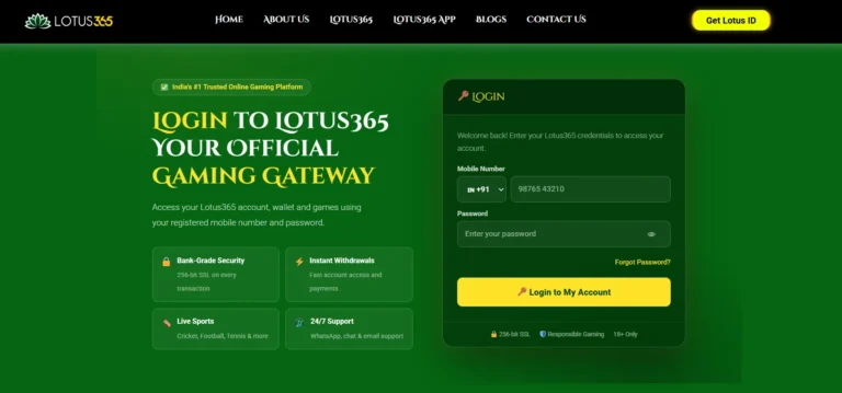 Lotus365 ID login