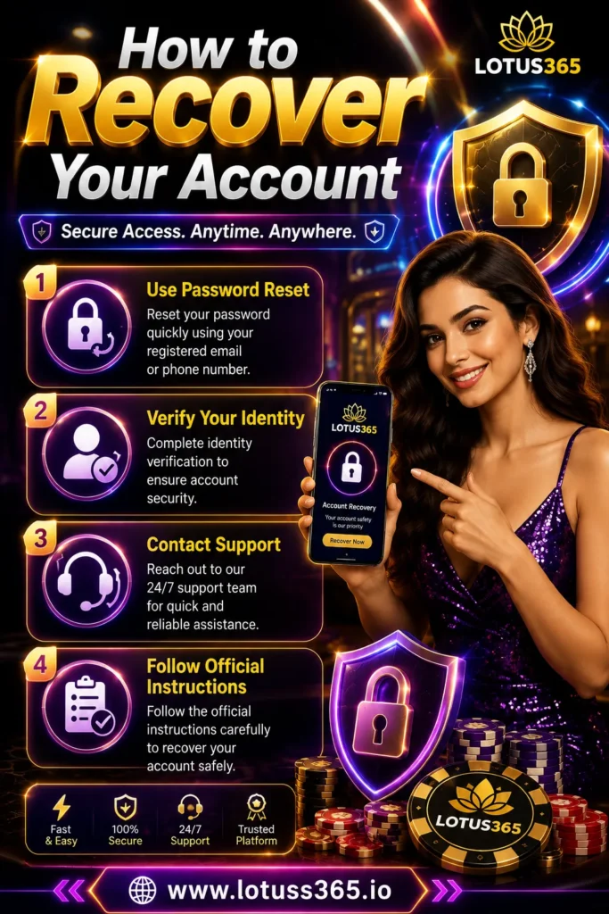 Lotus 365 ID : Account Recovery