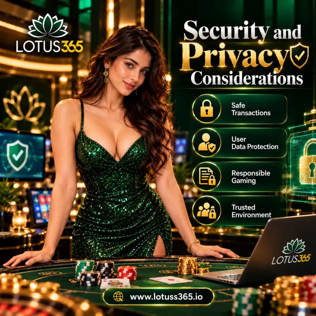 Lotus365 Security and Privac
