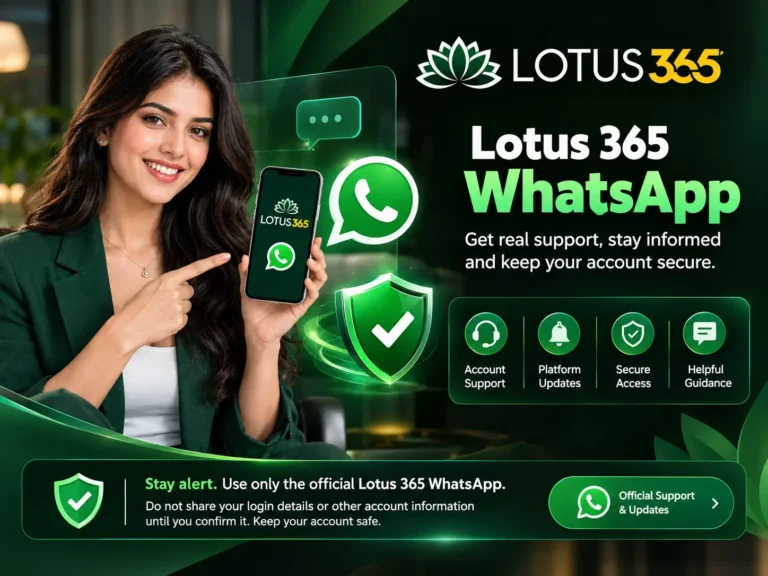 Lotus365 WhatsApp Security